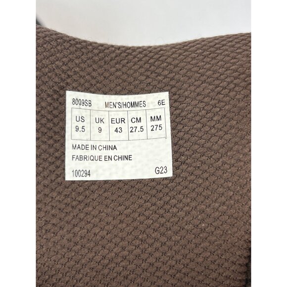 Dunham Velcro Strap Shoes Brown Leather Men's 9.5 Wide 6E 8009SB - Picture 7 of 9